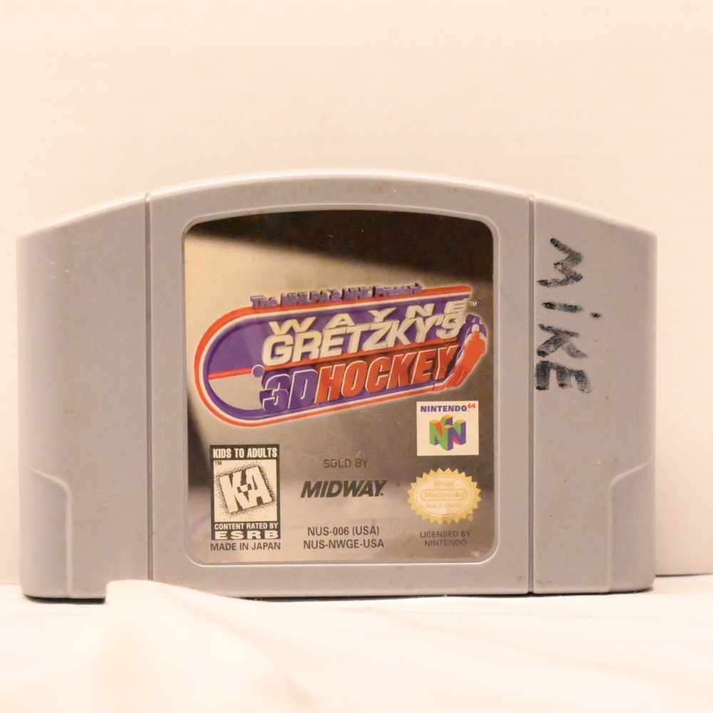 Wayne Gretzky's 3D Hockey Nintendo 64 N64 Authentic Cartridge